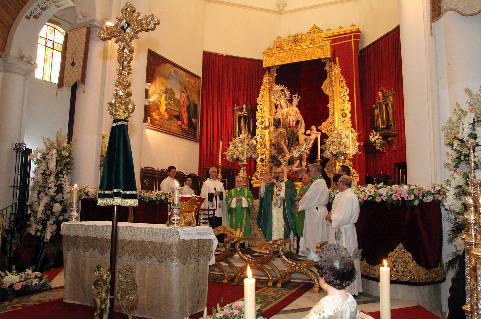 Imágenes de la bendición de la Virgen del Carmen