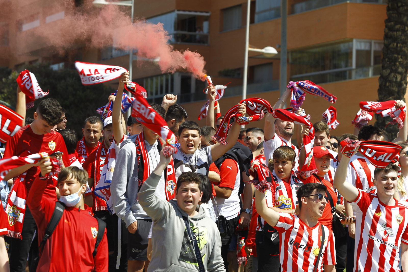 Imágenes del partido U.D. Almería-S.D. Amorebieta