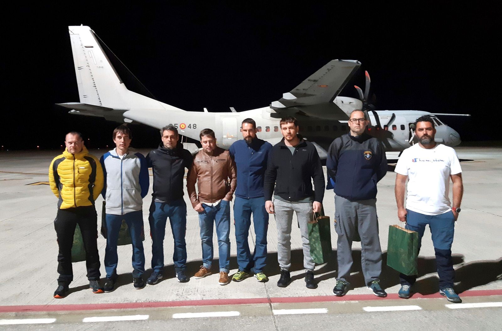 Los rescatistas de la Brigada de Salvamento Minero