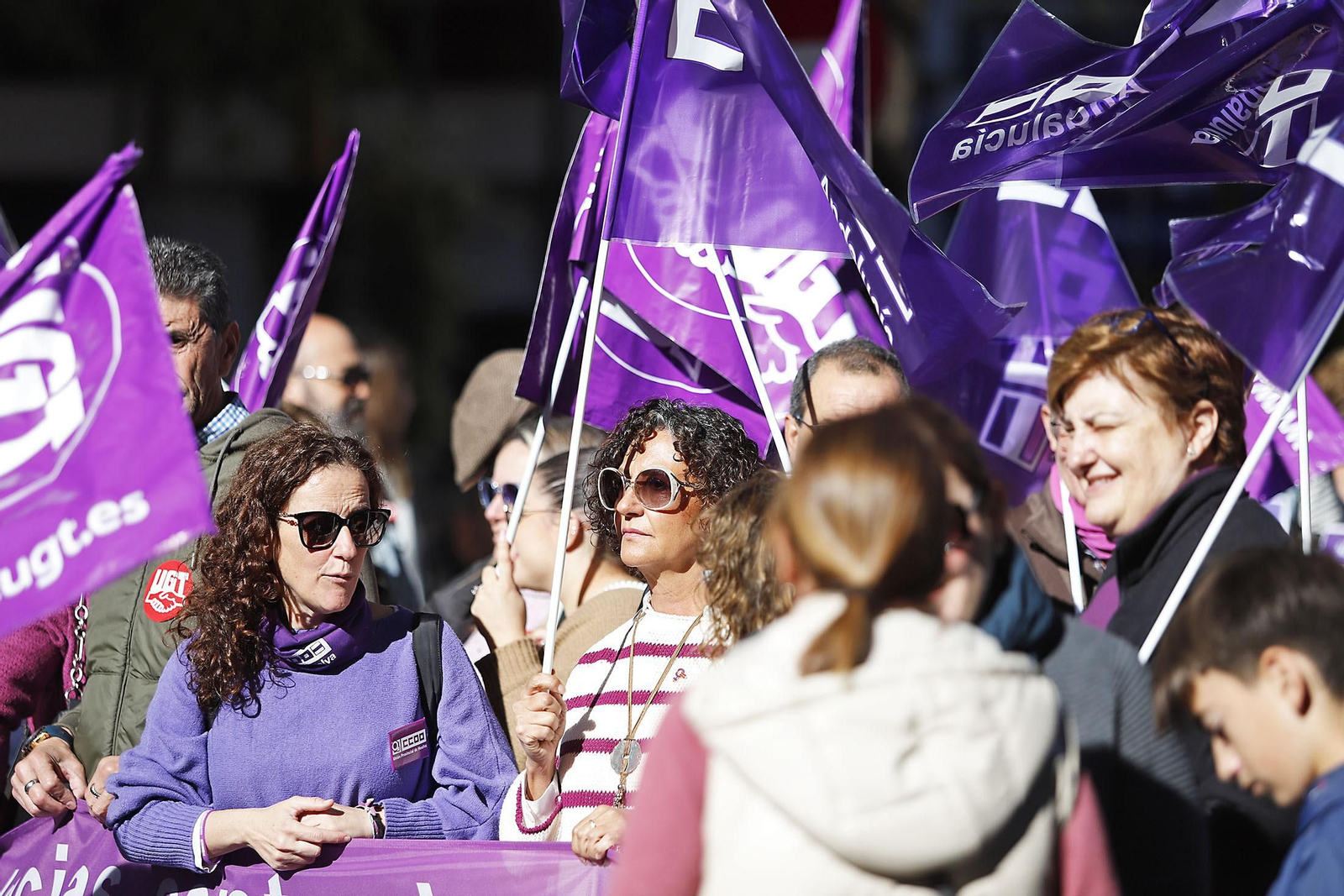 Imágenes de la manifestación del 25N contra la violencia hacia la mujer