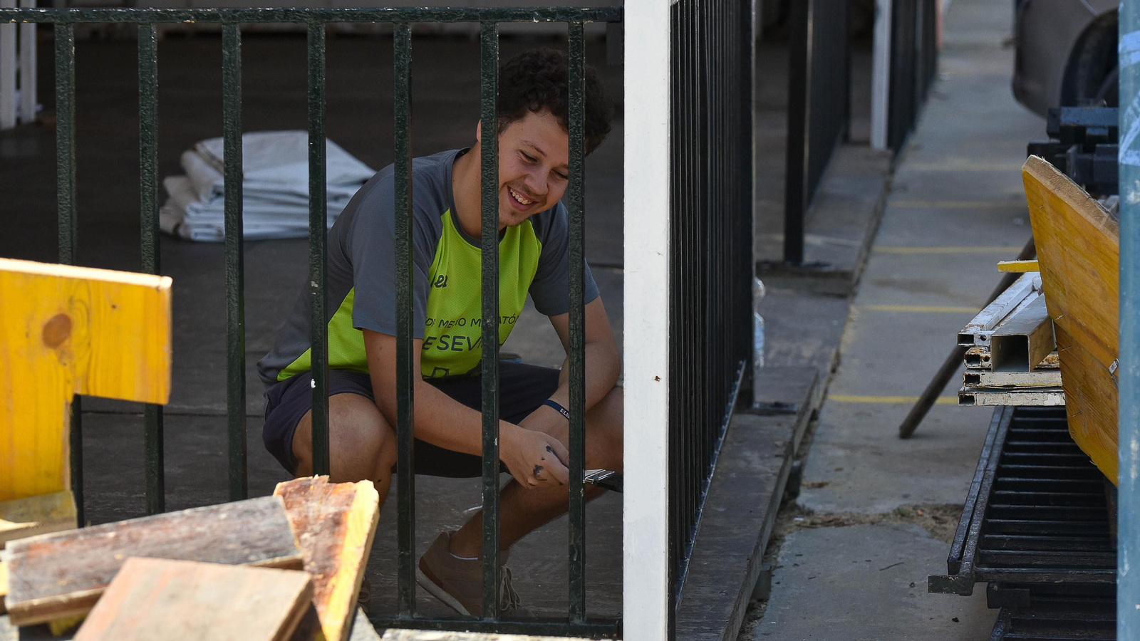 El montaje de la Feria Real de Algeciras 2023 en imagenes