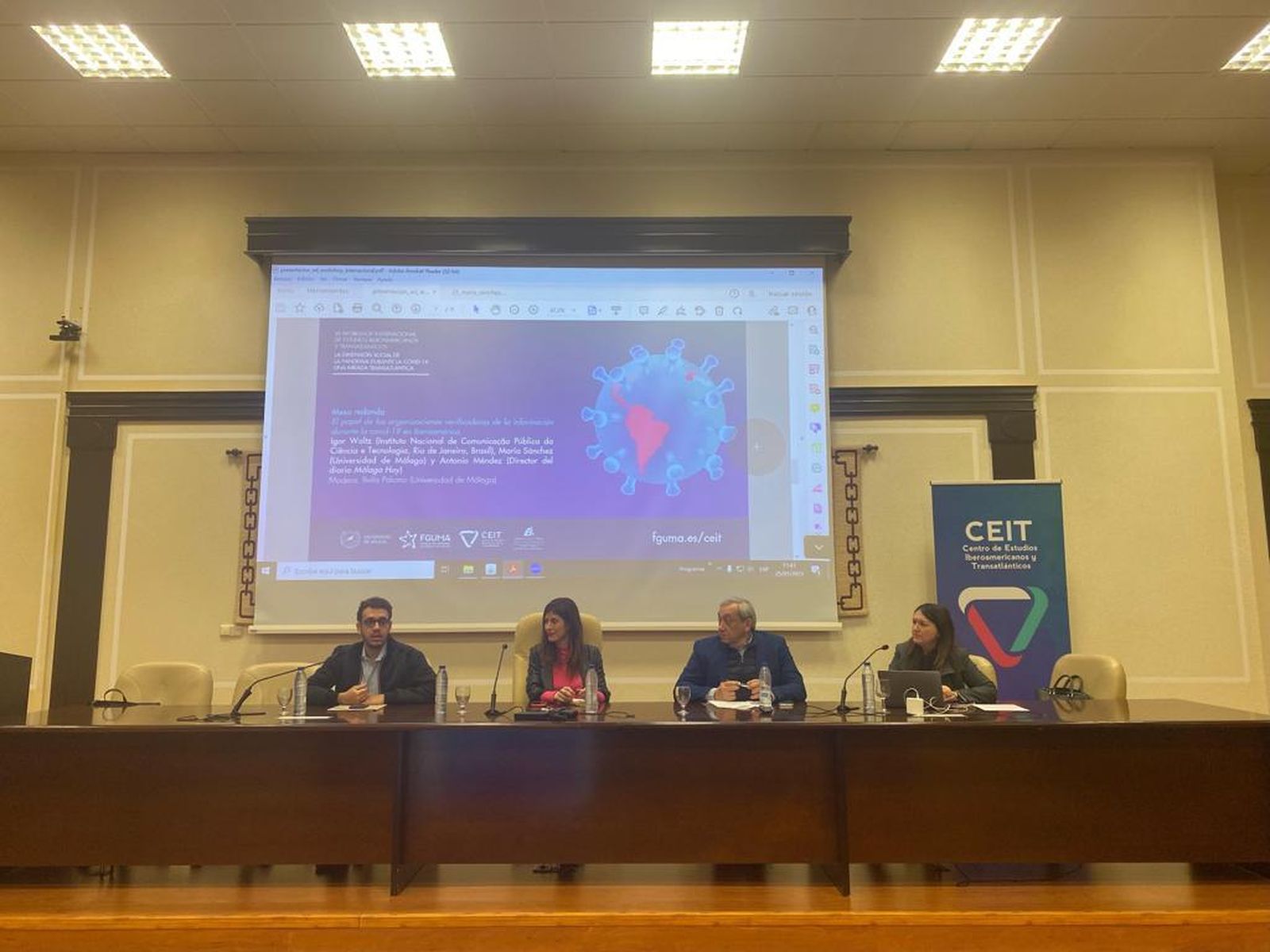 La  UMA analiza la información en los medios durante la pandemia