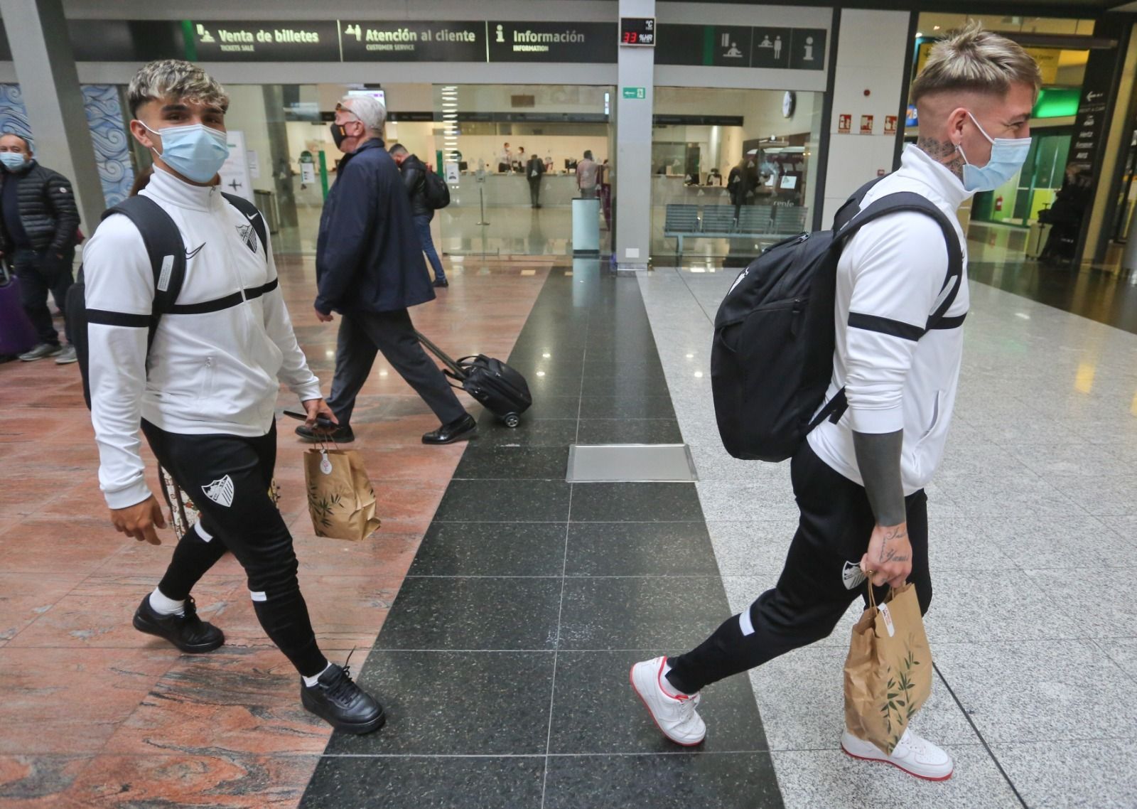 Málaga CF y Unicaja, en el mismo AVE a Zaragoza.