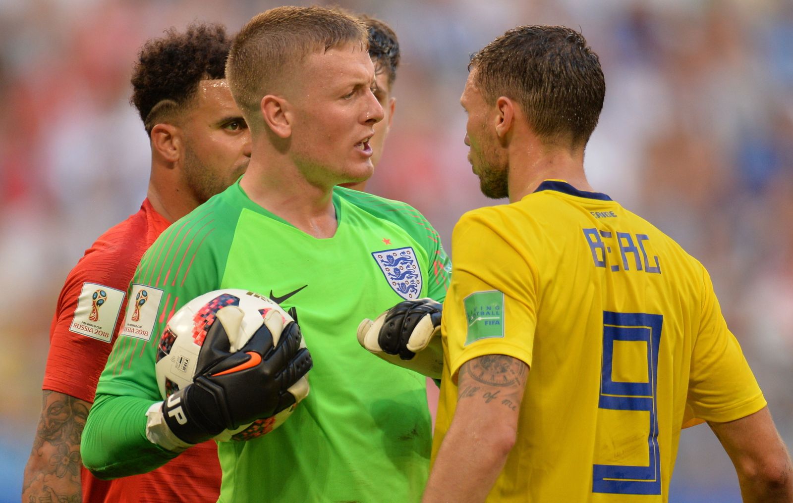 Las imágenes del Suecia-Inglaterra