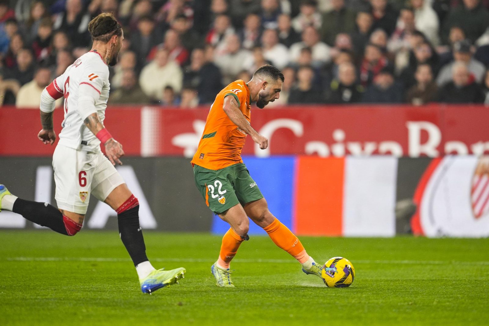 Las mejores imágenes del partido Sevilla - Valencia