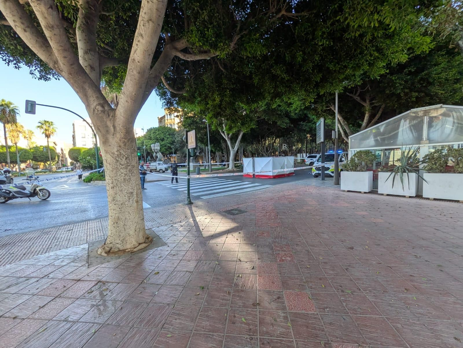 Las imágenes del atropello mortal de la Rambla de Almería