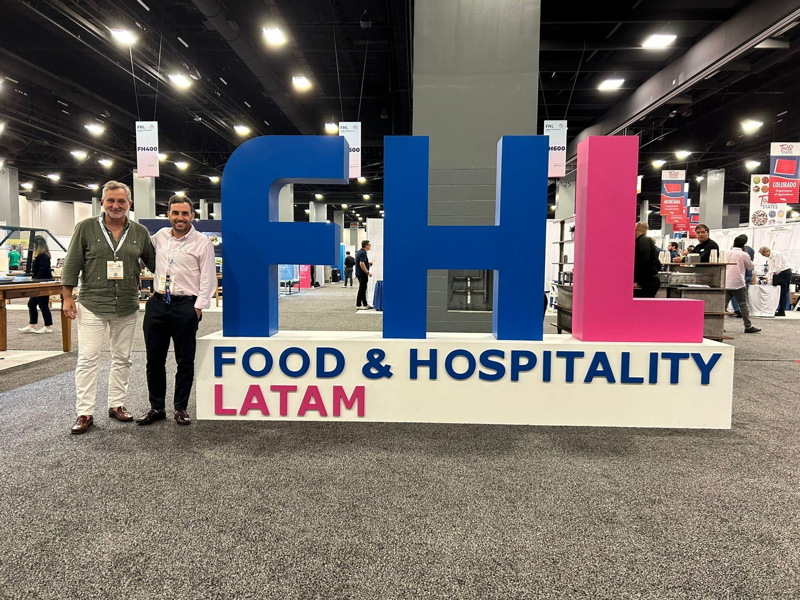 Ángel Escobar y Carlos Sánchez en Americas Food.