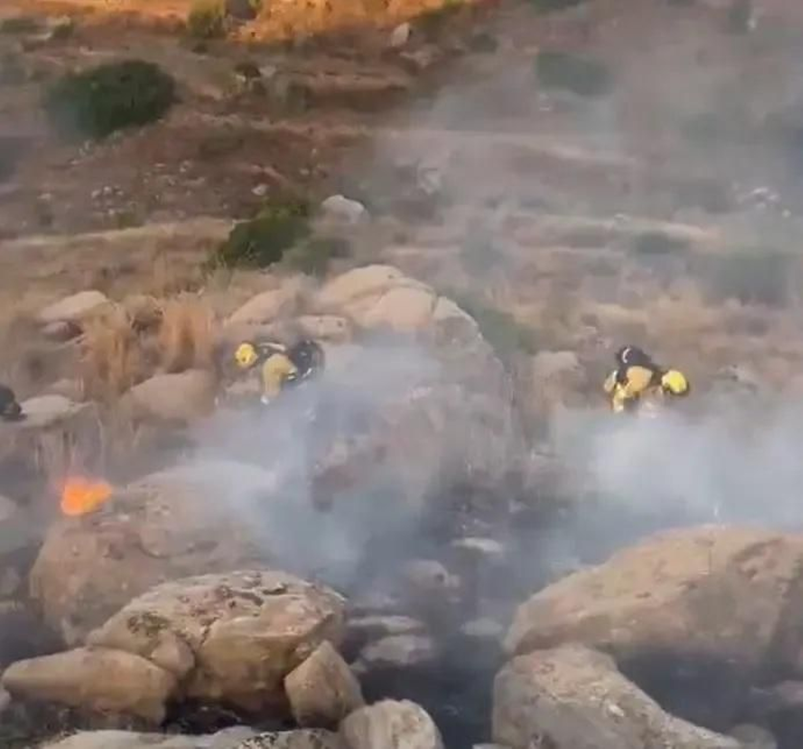 Estabilizado el incendio de Lubrín.