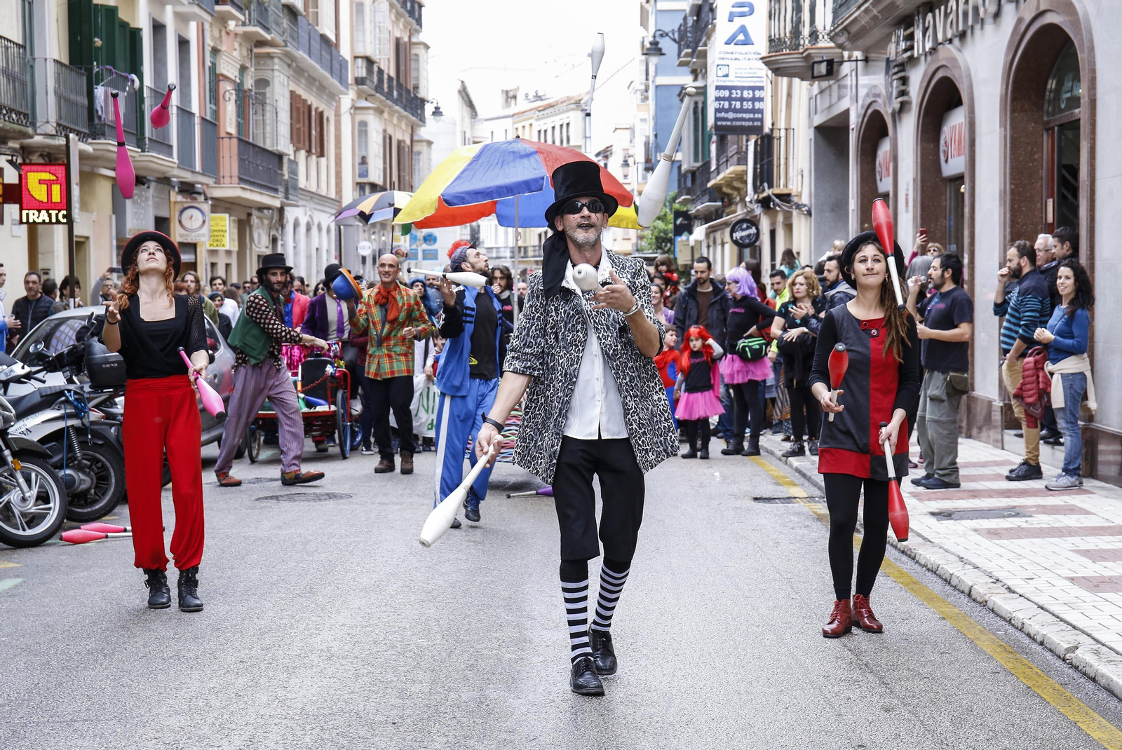 Manifestación en apoyo de la Casa Invisible, celebrada el pasado mes de marzo.