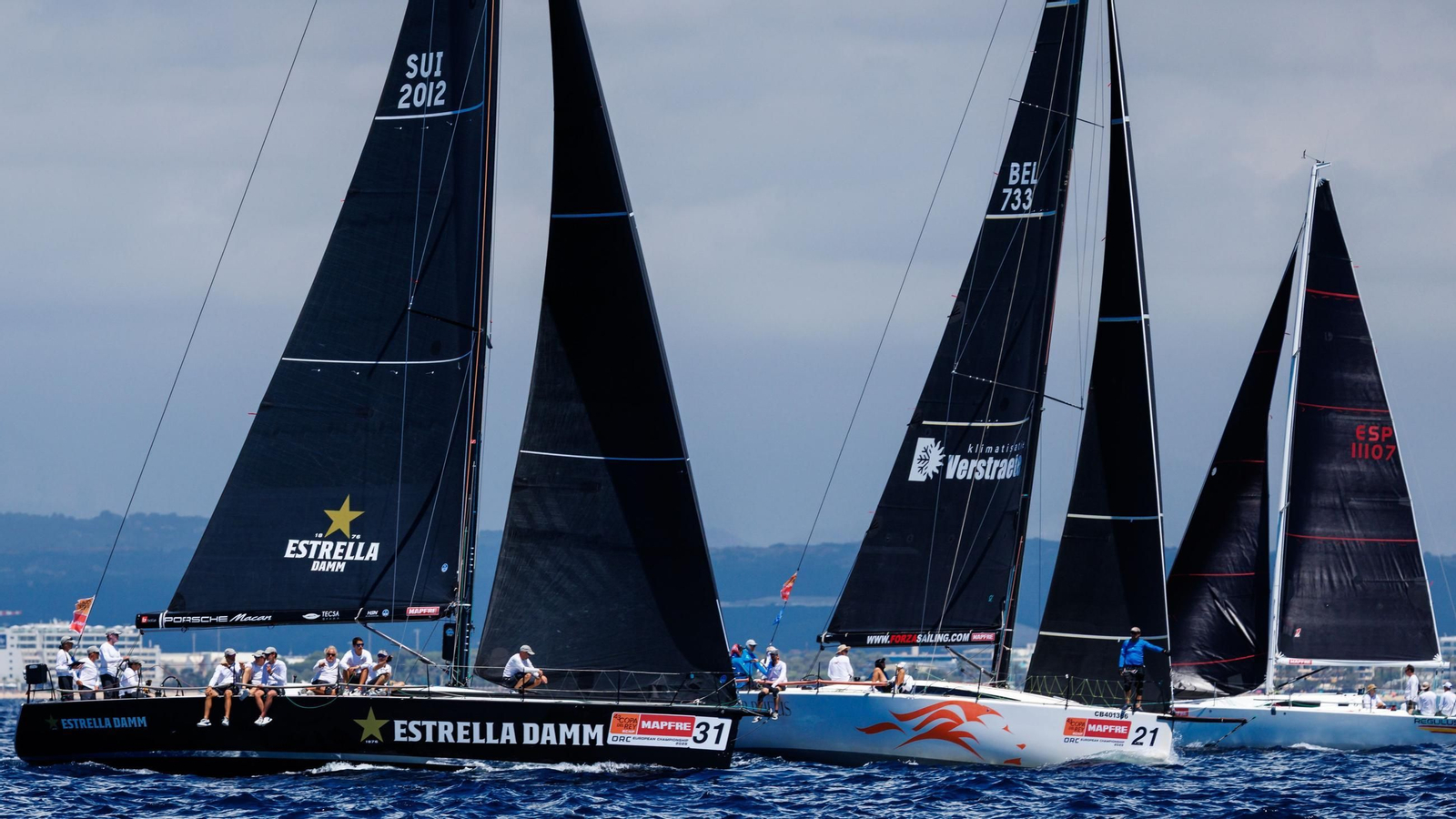 El ‘Estrella Damm’, uno de los 34 barcos inscritos en la clase ‘ORC A’.