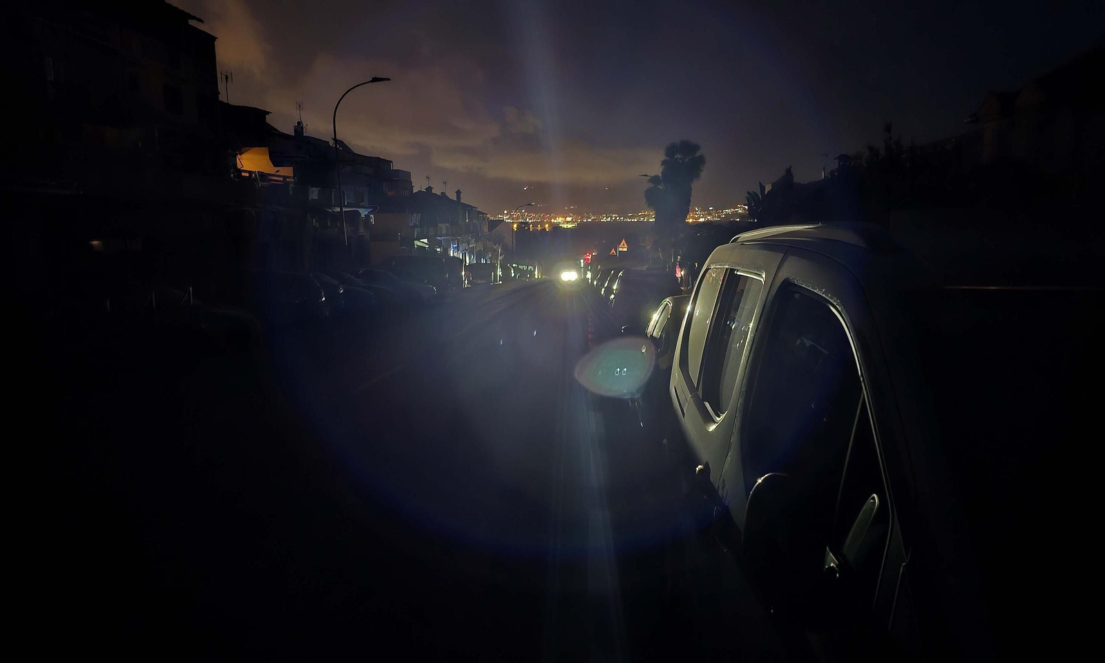 Algeciras durante la noche del apagón histórico, en imágenes