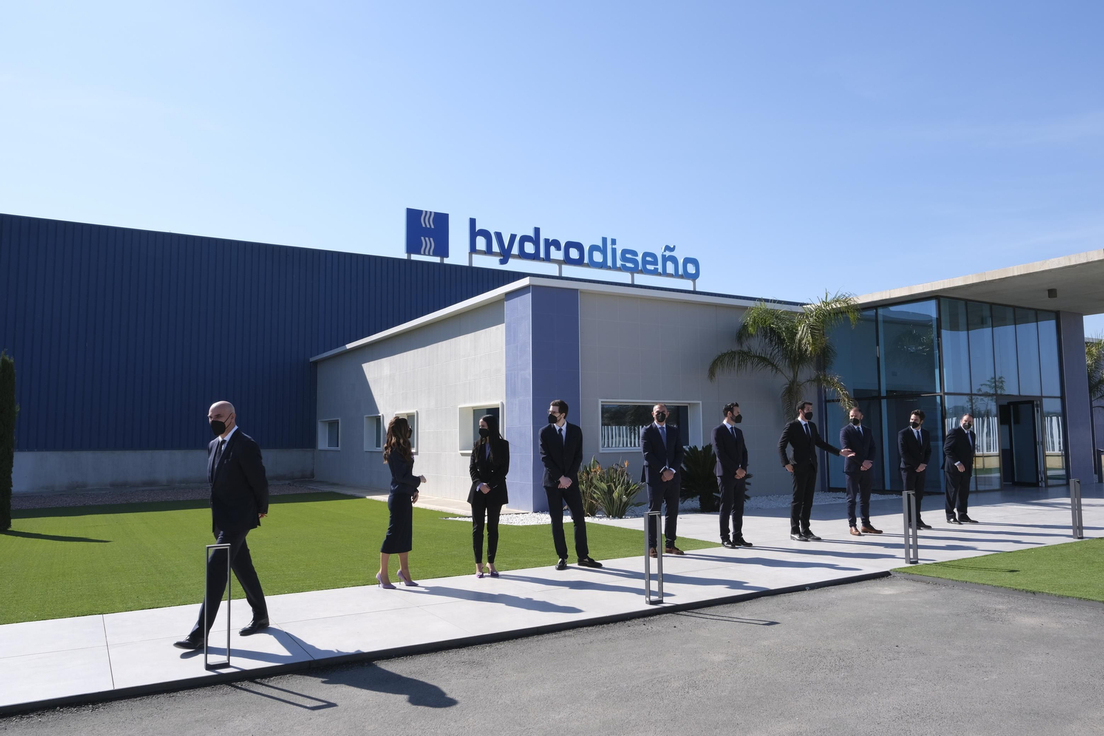 Bendición de las instalaciones de Hydrodiseño, en Huércal Overa (Almería)