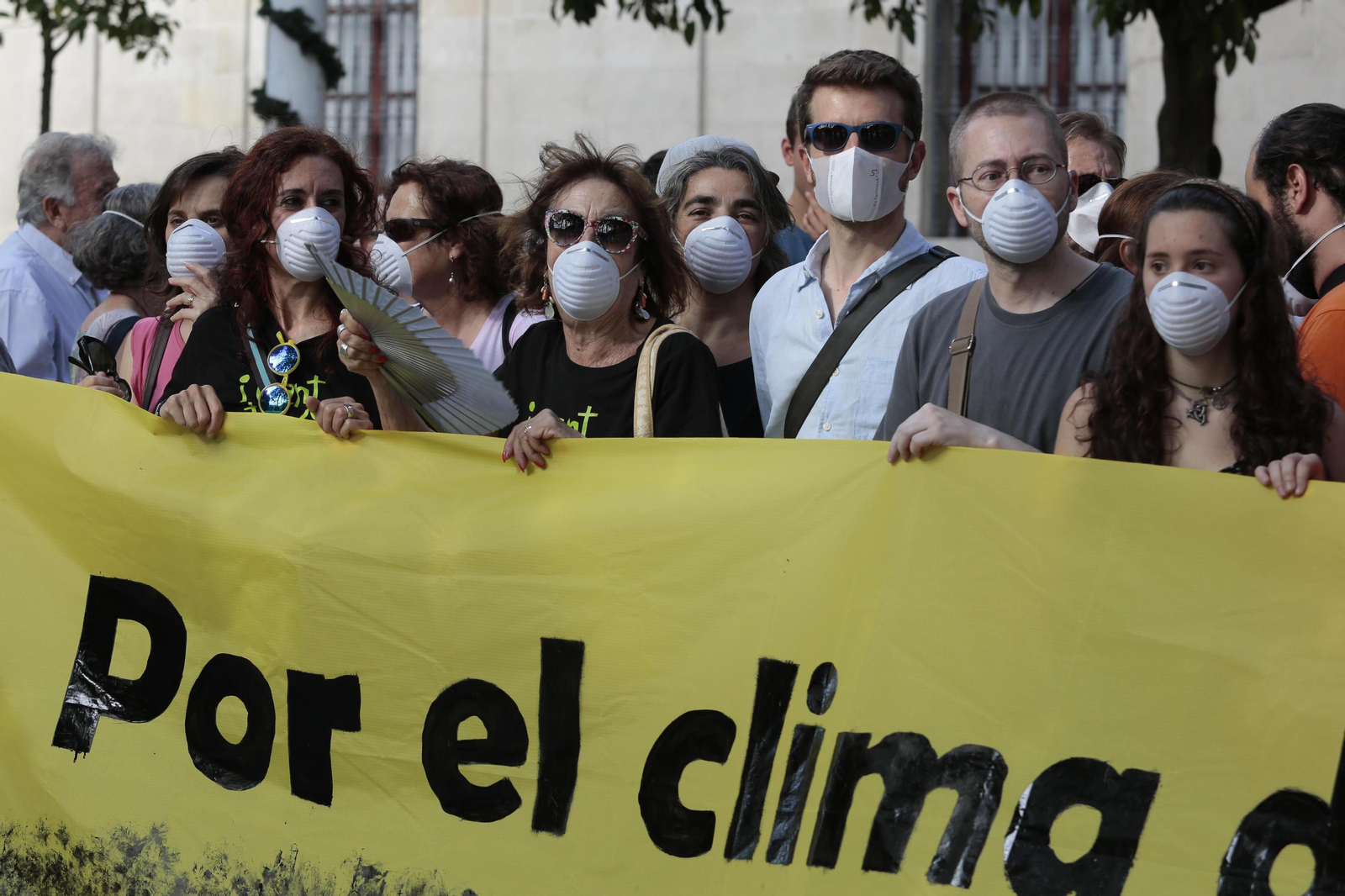 Las imágenes de la protesta de la Red por el Clima