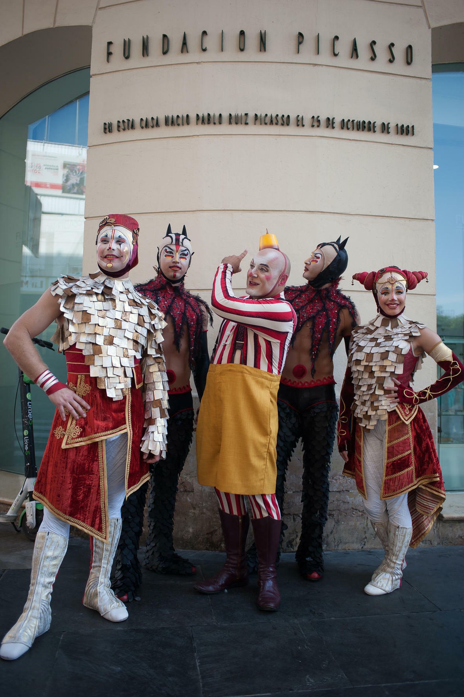 Presentación del espectáculo 'Kooza' del Circo del Sol en Málaga