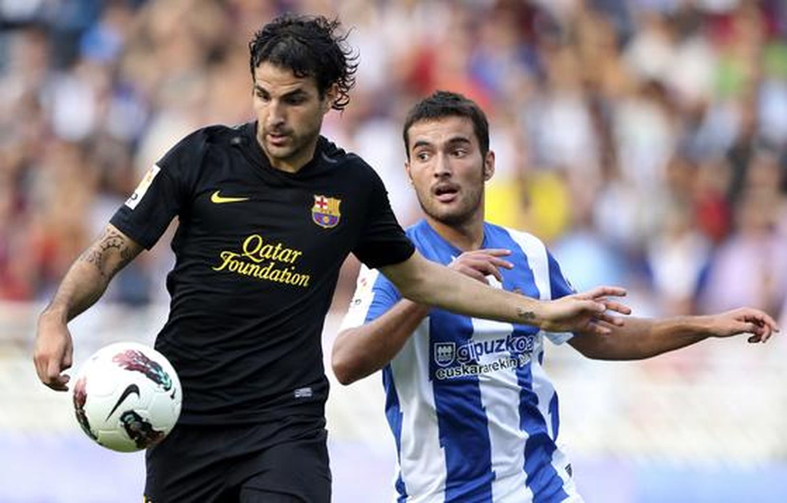 El Barcelona 'pincha' por primera vez en la temporada ante la Real Sociedad. / EFE