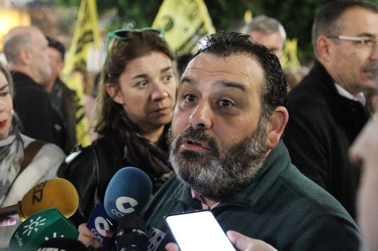 Imágenes de la manifestación contra los Fosfoyesos
