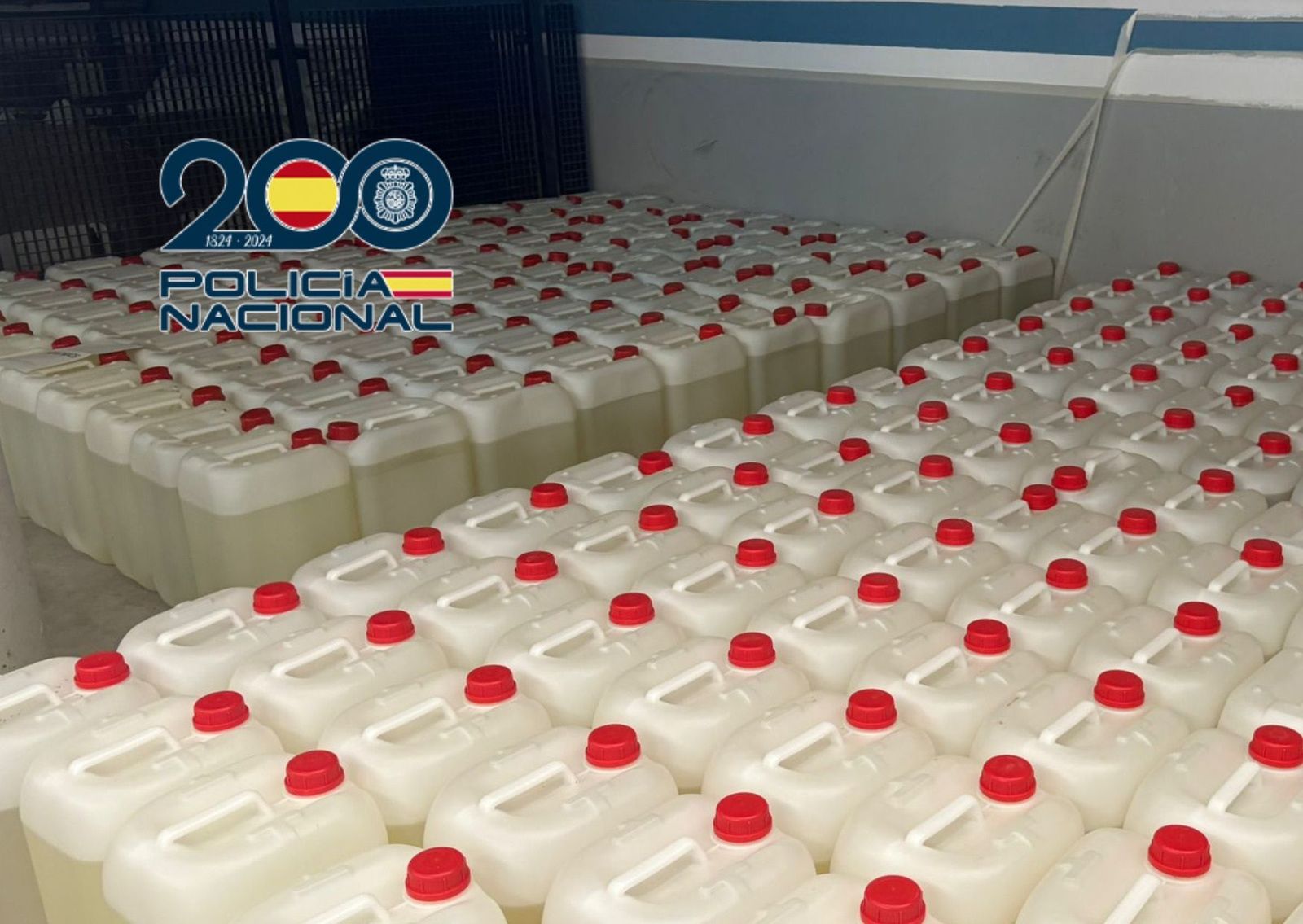 Petacas intervenidas en una operación de la Policía Nacional.