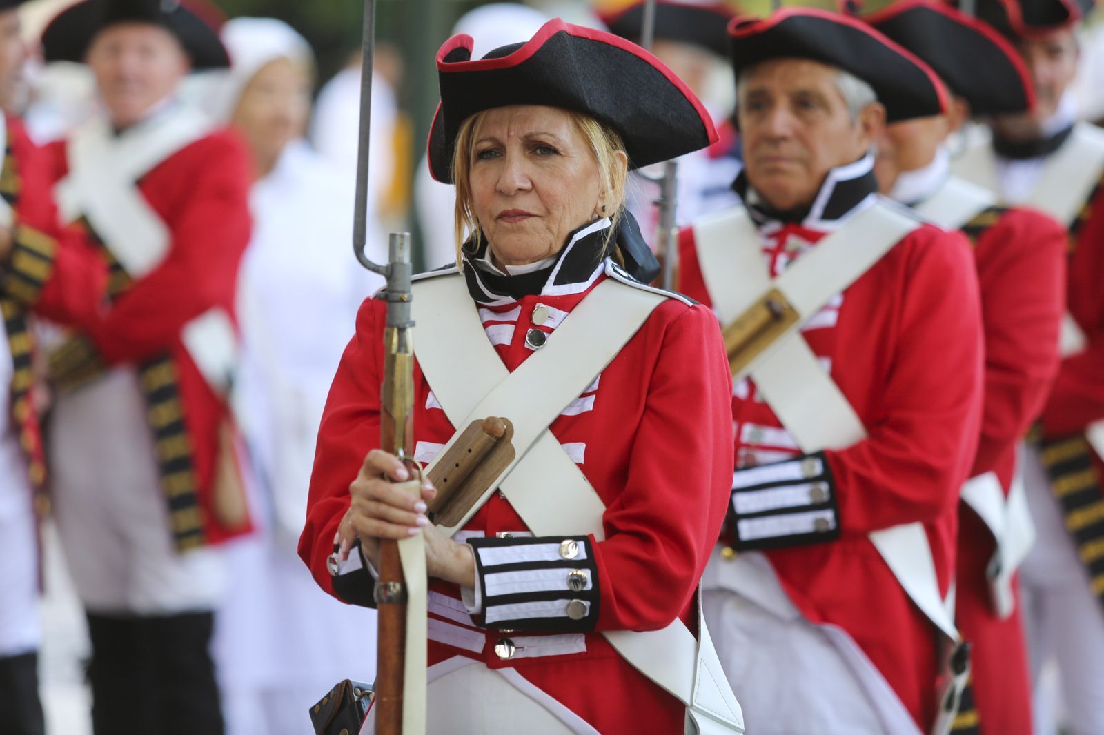 Las fotos del desfile en Málaga en recuerdo a Bernardo de Gálvez