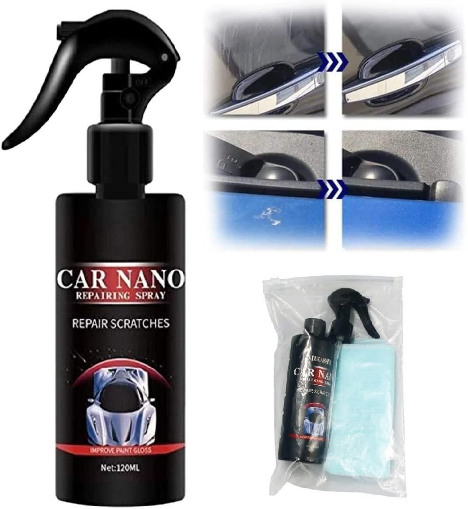 Nano Spray para eliminar arañazos