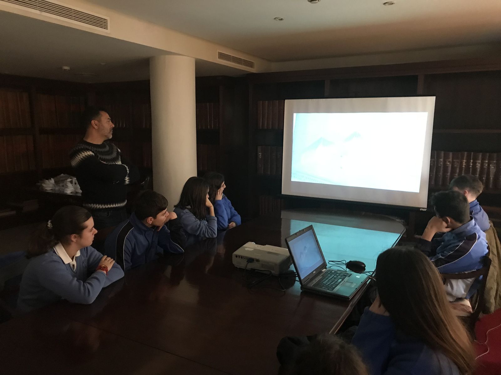 Visita del colegio San Vicente de Paúl