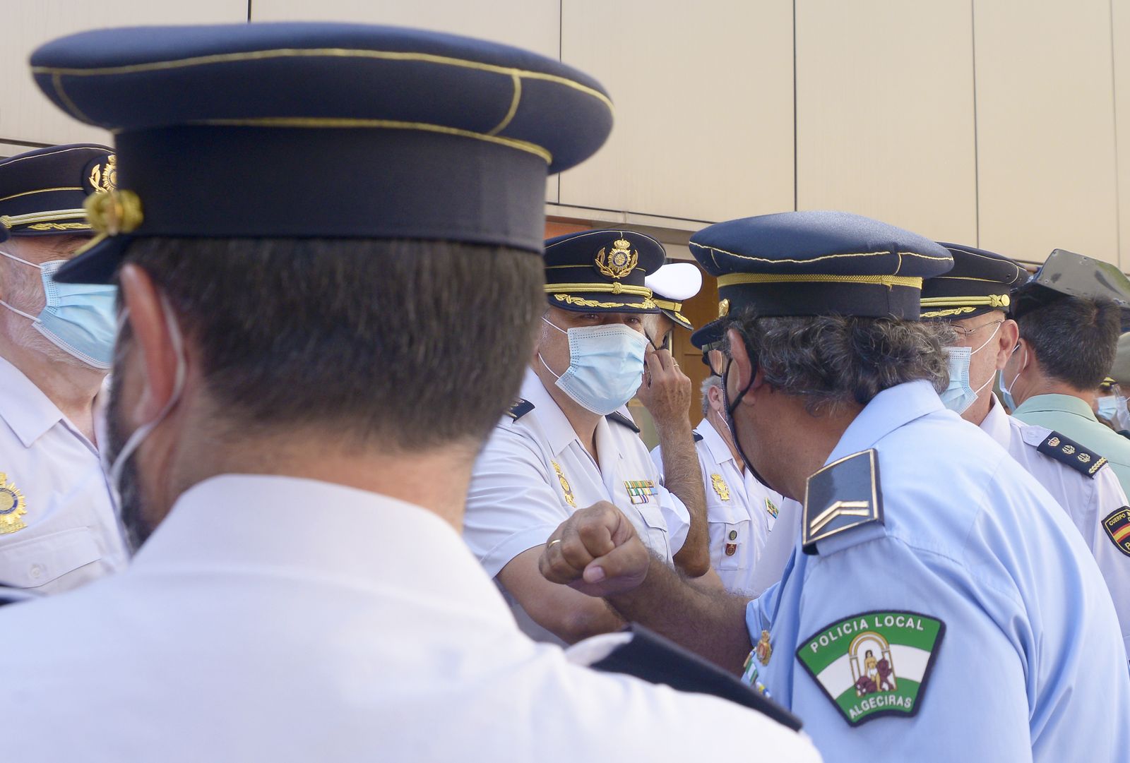 Fotos de la toma de posesion del cargo del nuevo comisario de la Policía Nacional