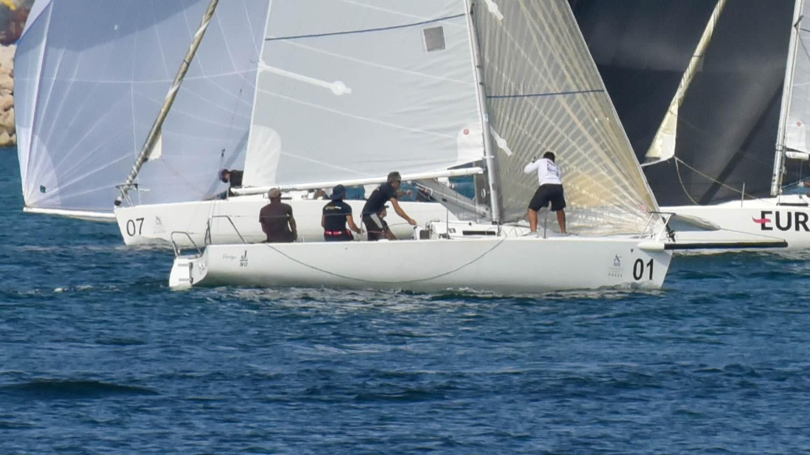 Las fotosde la segunda jornada del Campeonato de Andalucía de vela J/80 en La Línea