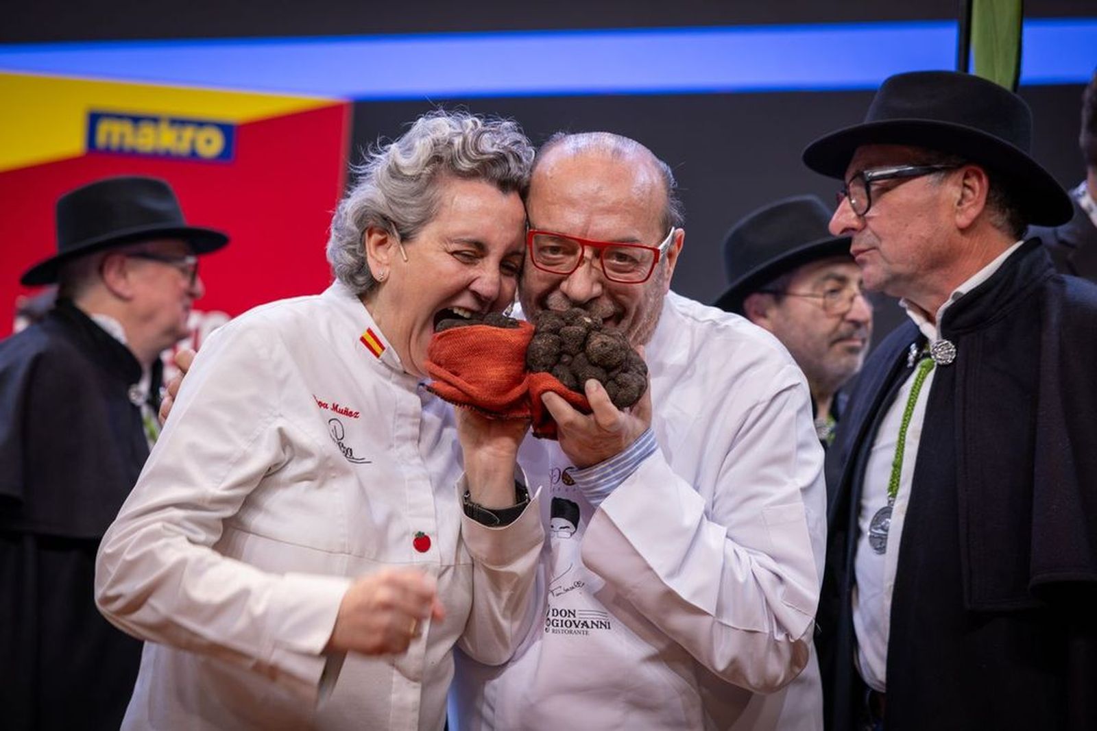 Trufas turolenses exhibidas para subasta