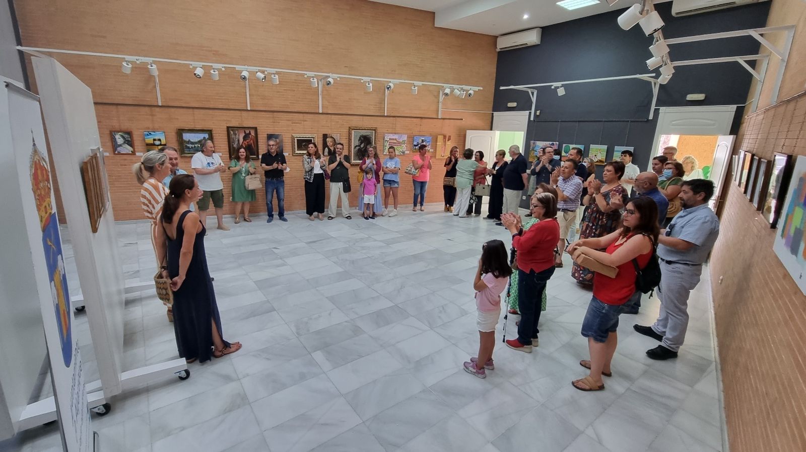Presentación de la exposición del Aula Municipal de Dibujo y Pintura.