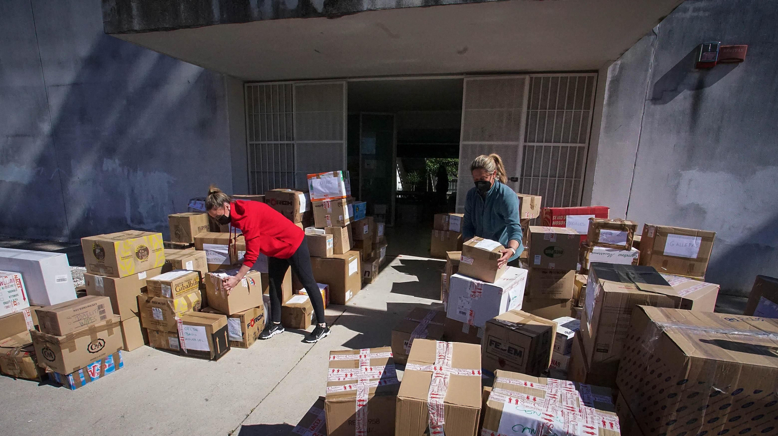 Masiva respuesta solidaria de Jerez con Ucrania