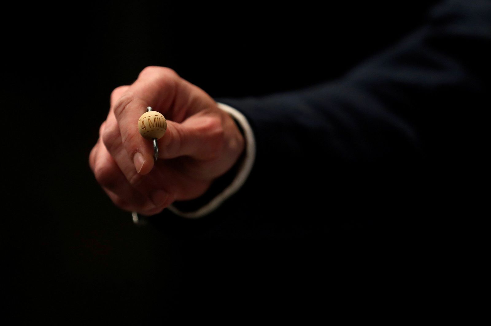 La bola del Gordo de la Lotería de Navidad