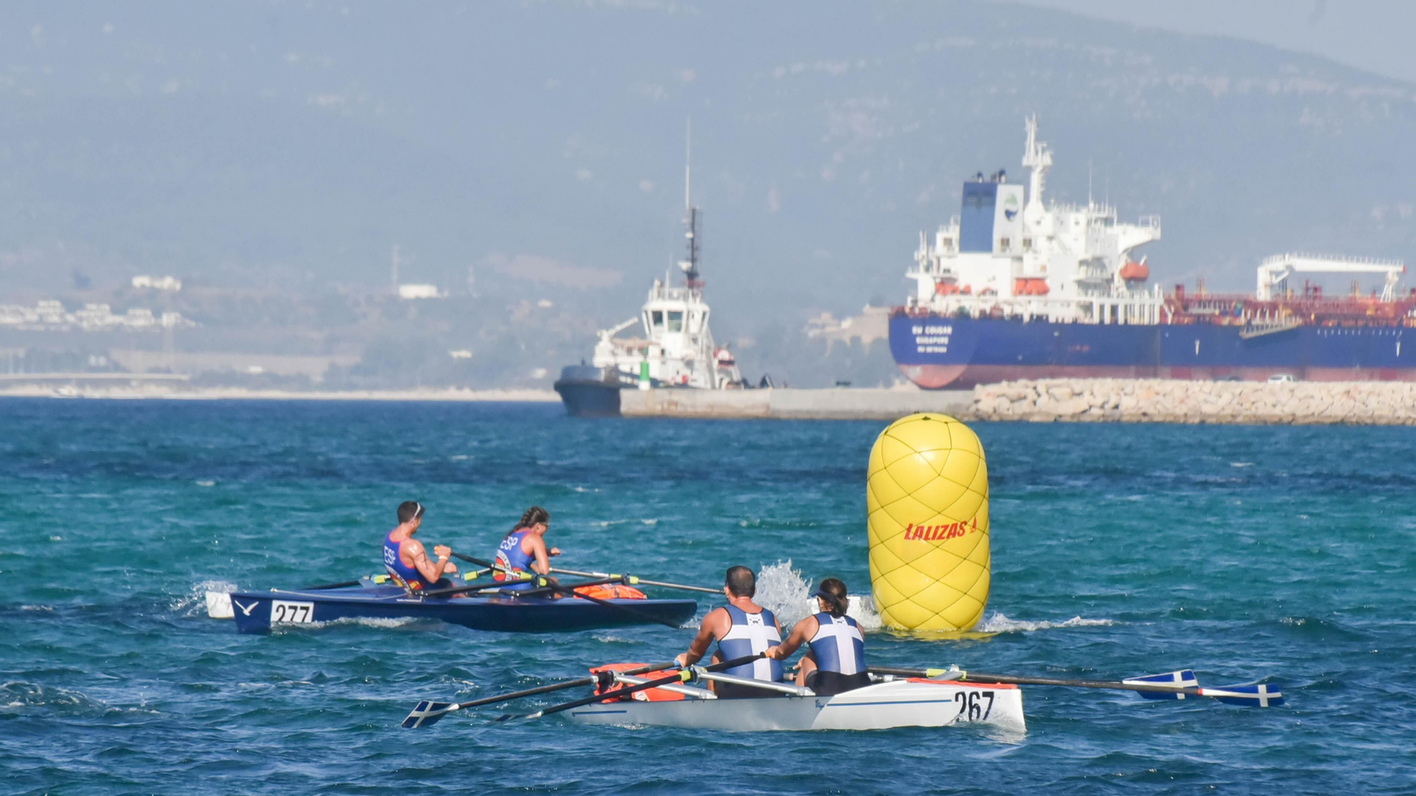 Las fotos de la segunda jornada del Nacional de Remo de Mar de La Línea