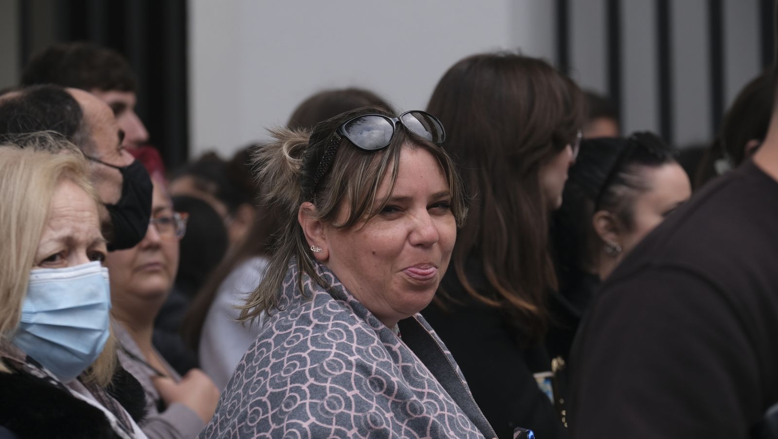 Procesión del Encuentro en Almería, en imágenes.