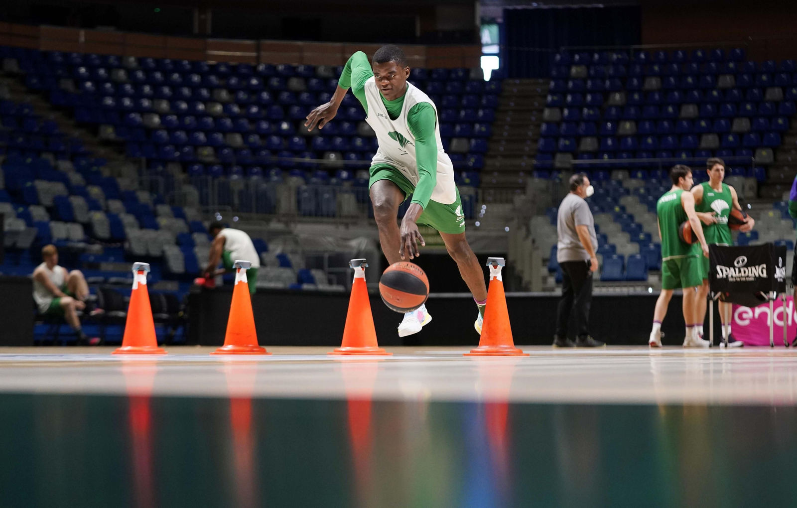 Las fotos del entrenamiento del Baby Unicaja