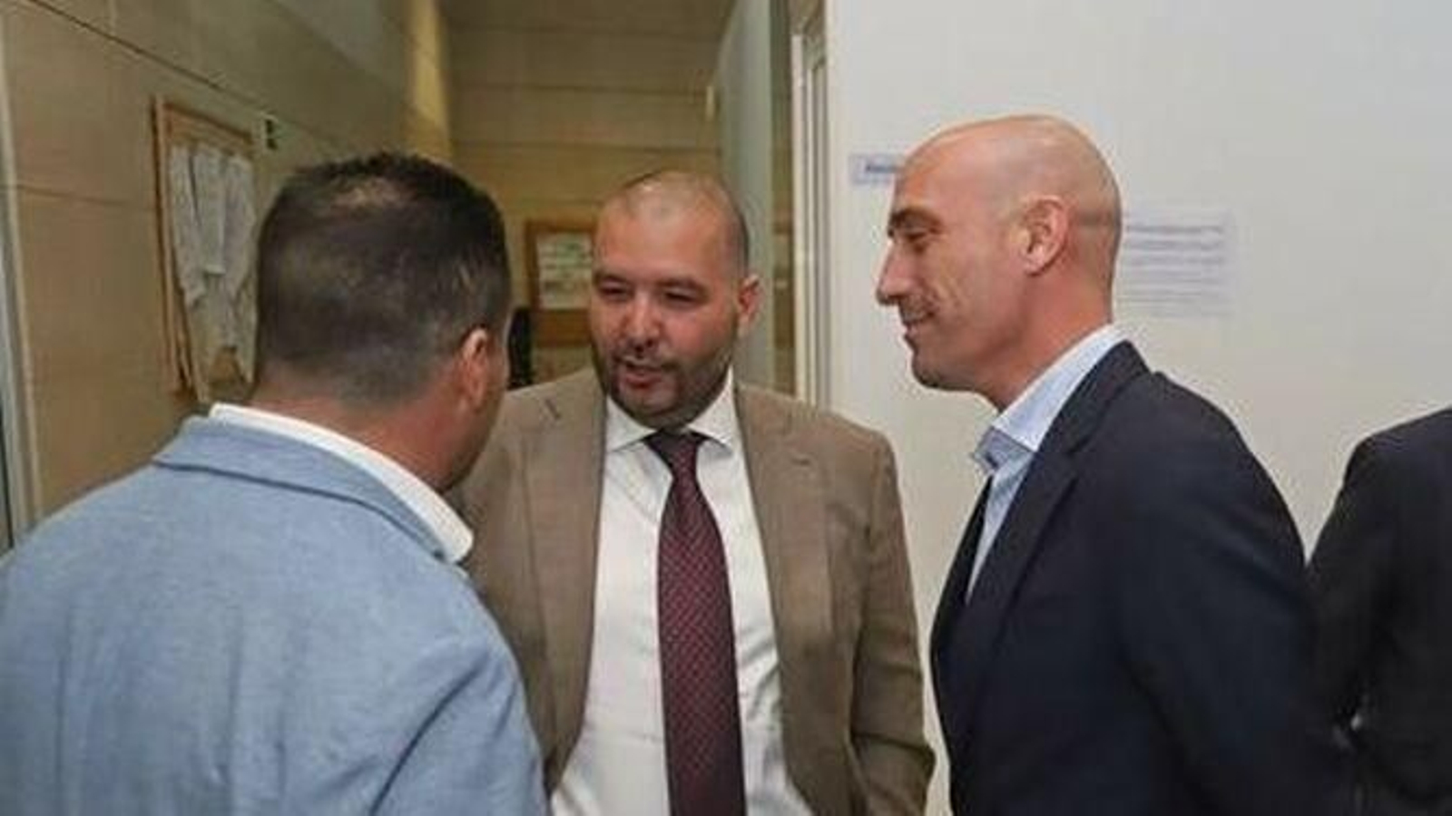 Raffaele Pandalone y Luis Rubiales, durante un encuentro en la comarca