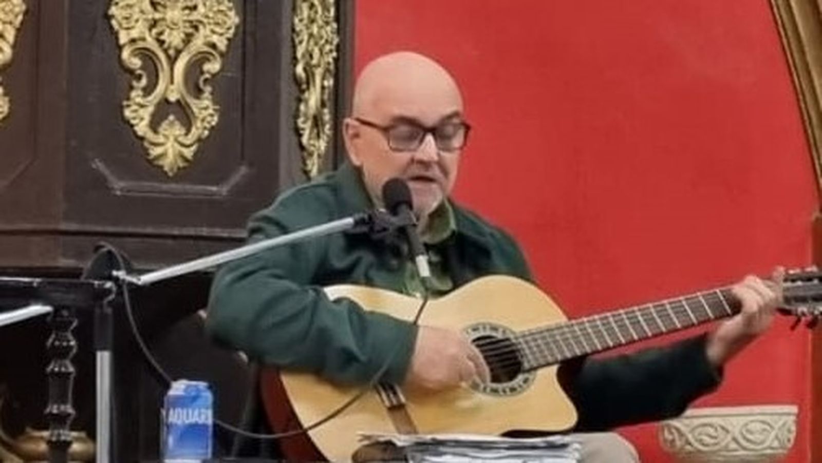 Concierto de cantautor Luis Alfredo Díaz-Britos en la Iglesia Evangélica de El Buen Pastor de San Fernando.