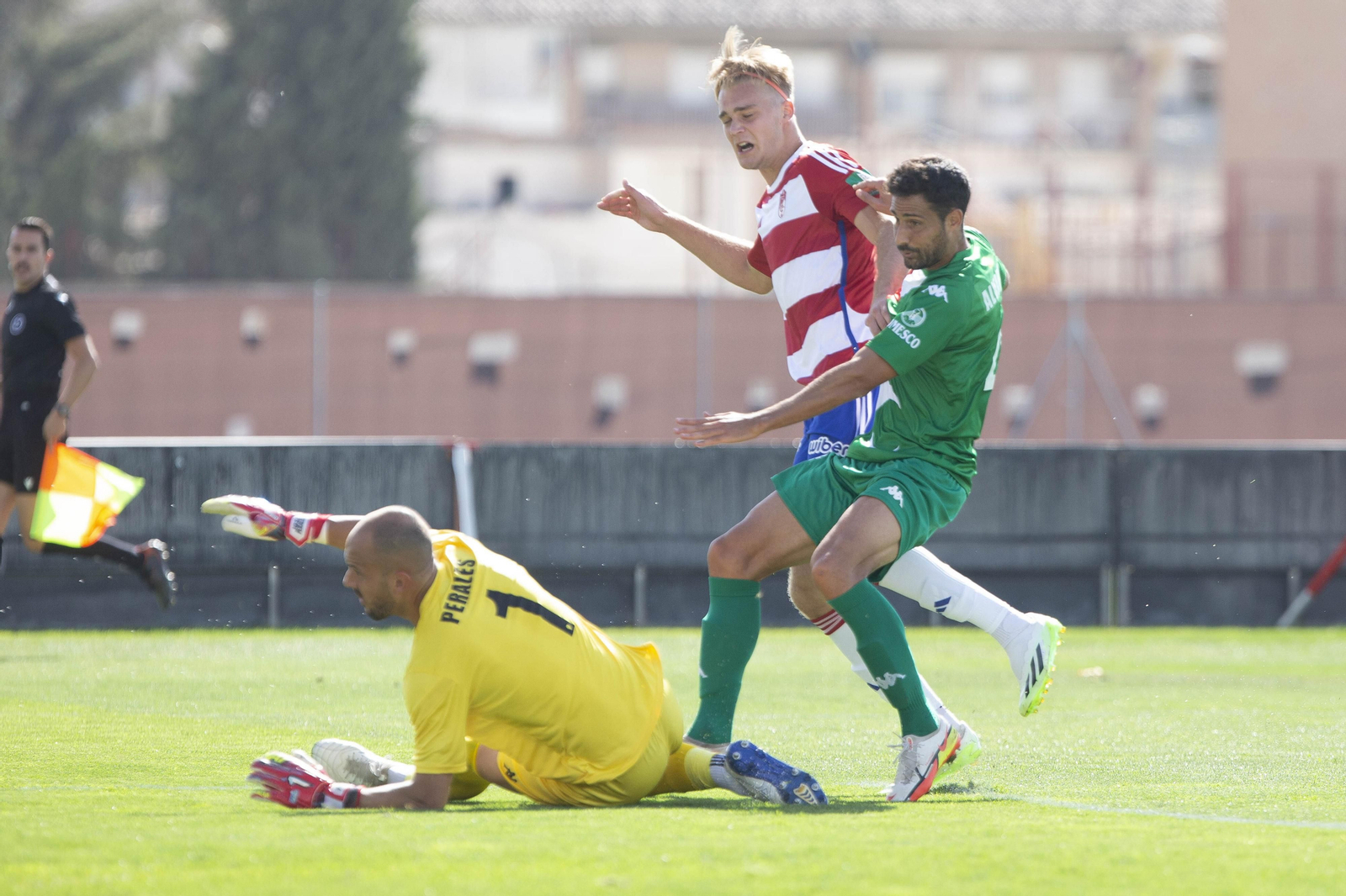 Las imágenes del encuentro entre el Recreativo Granada y el CD Alcoyano