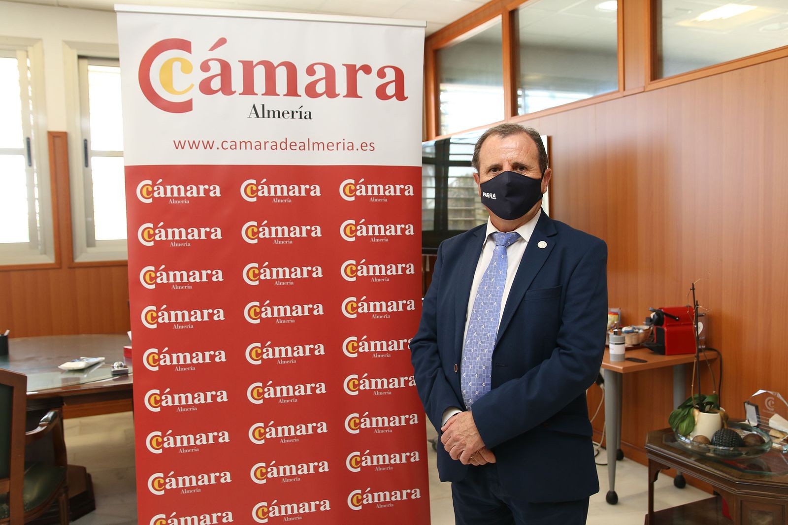 Jerónimo Parra, presidente de la Cámara de Comercio de Almería.
