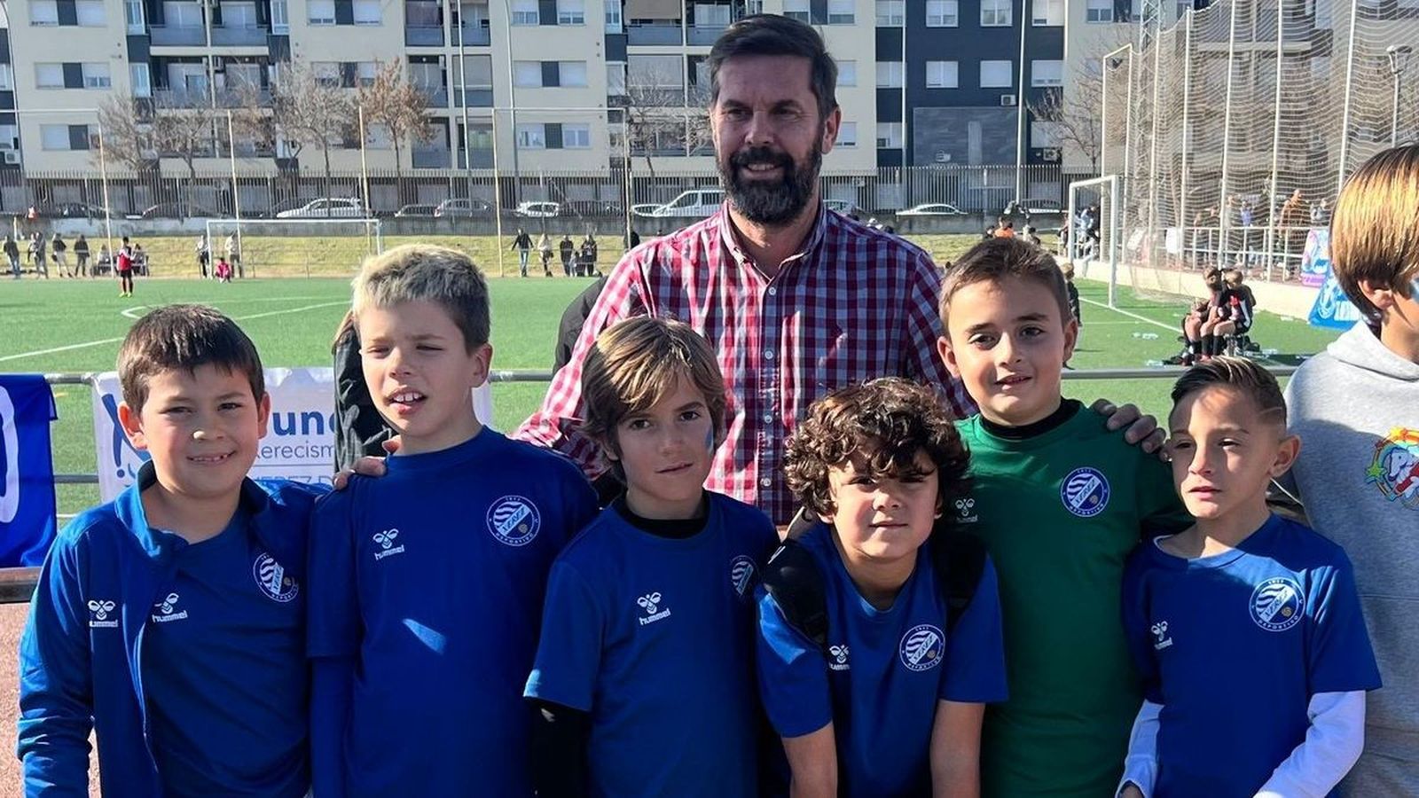 David Sánchez, técnico del primer equipo, no faltó a la cita en La Granja.