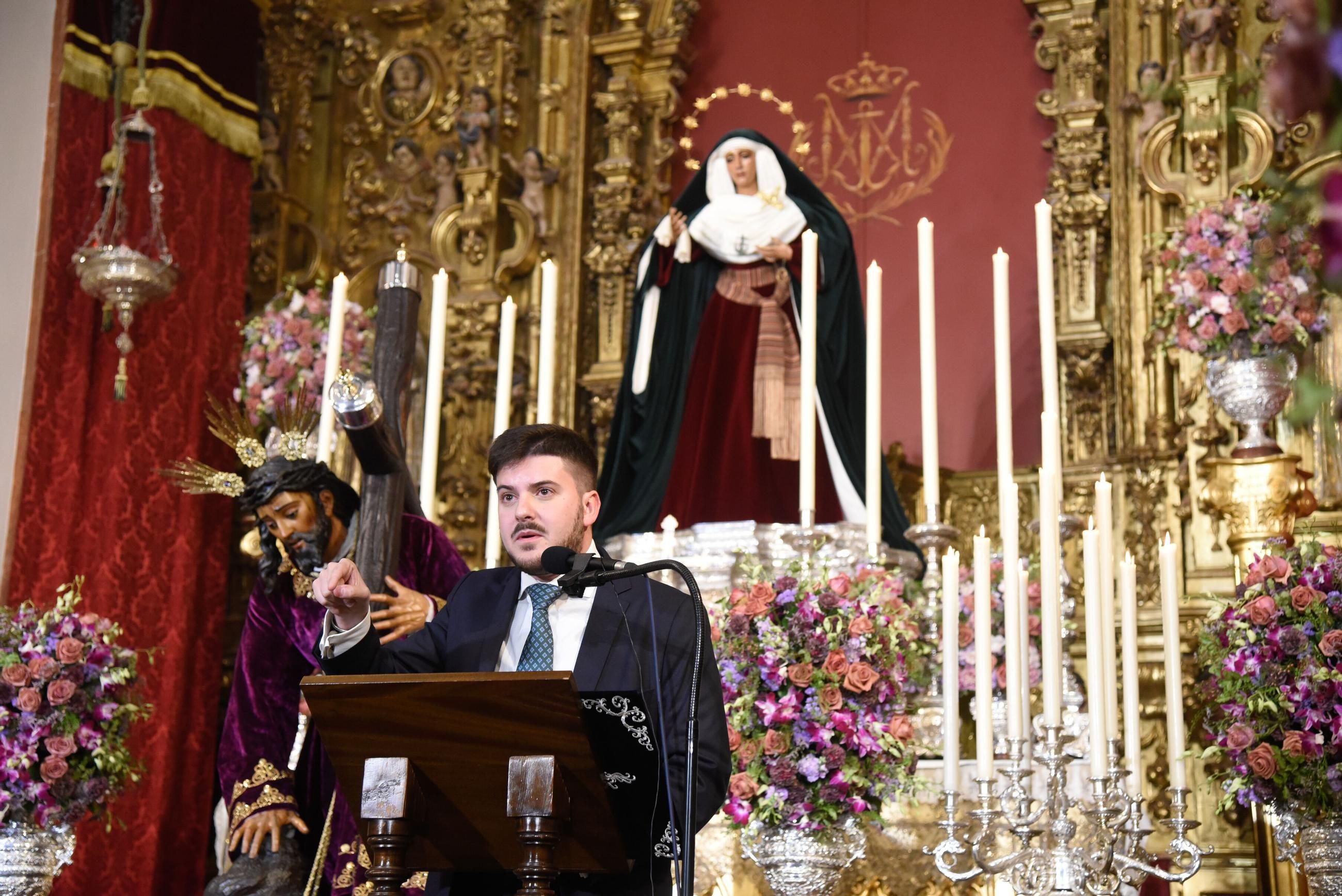 Manuel Lamprea y Rubén Terriza, pregonero y cartelista de la Semana Santa de Triana 2026