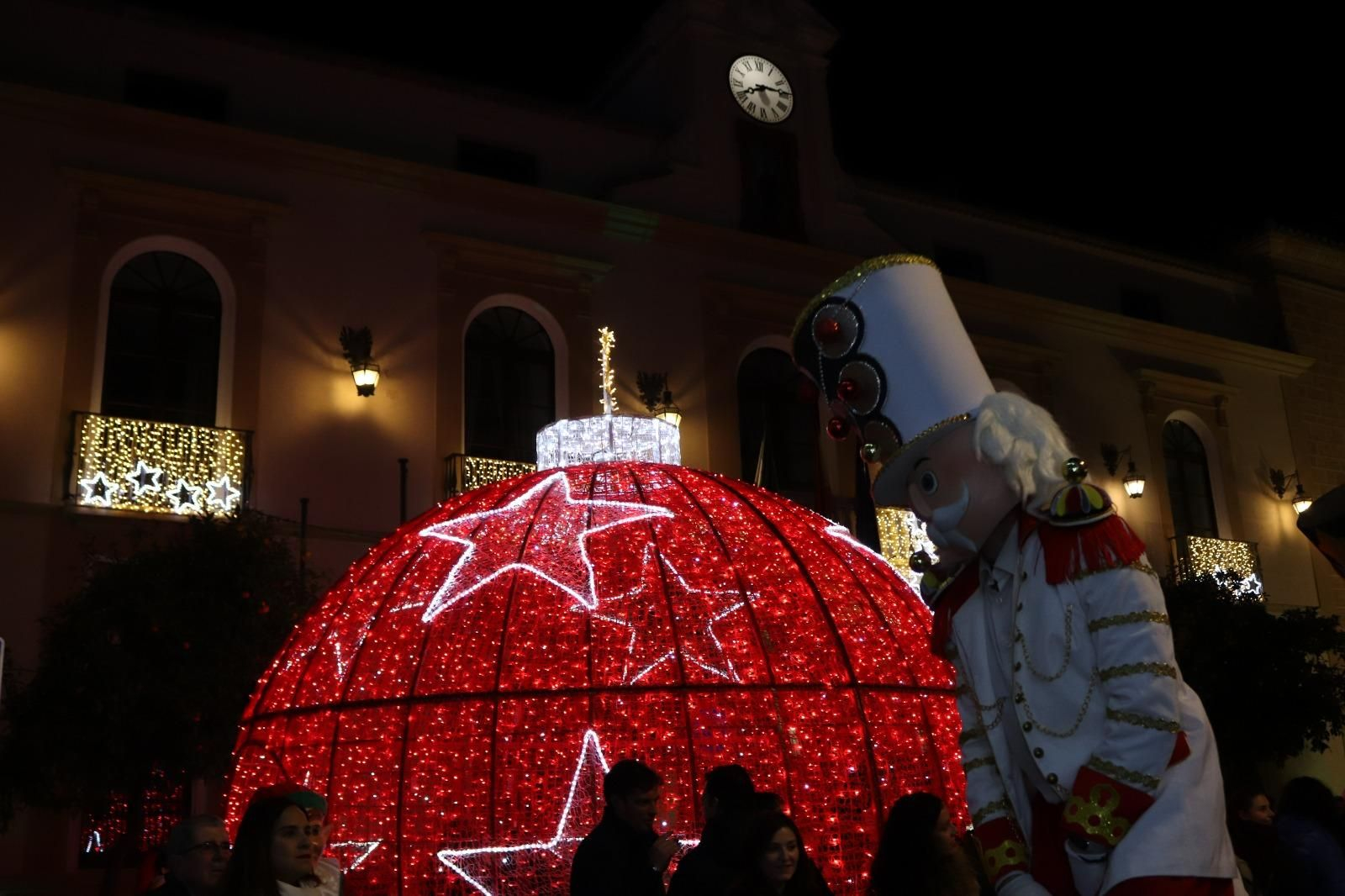 Inauguración del alumbrado especial de Navidad en Montilla
