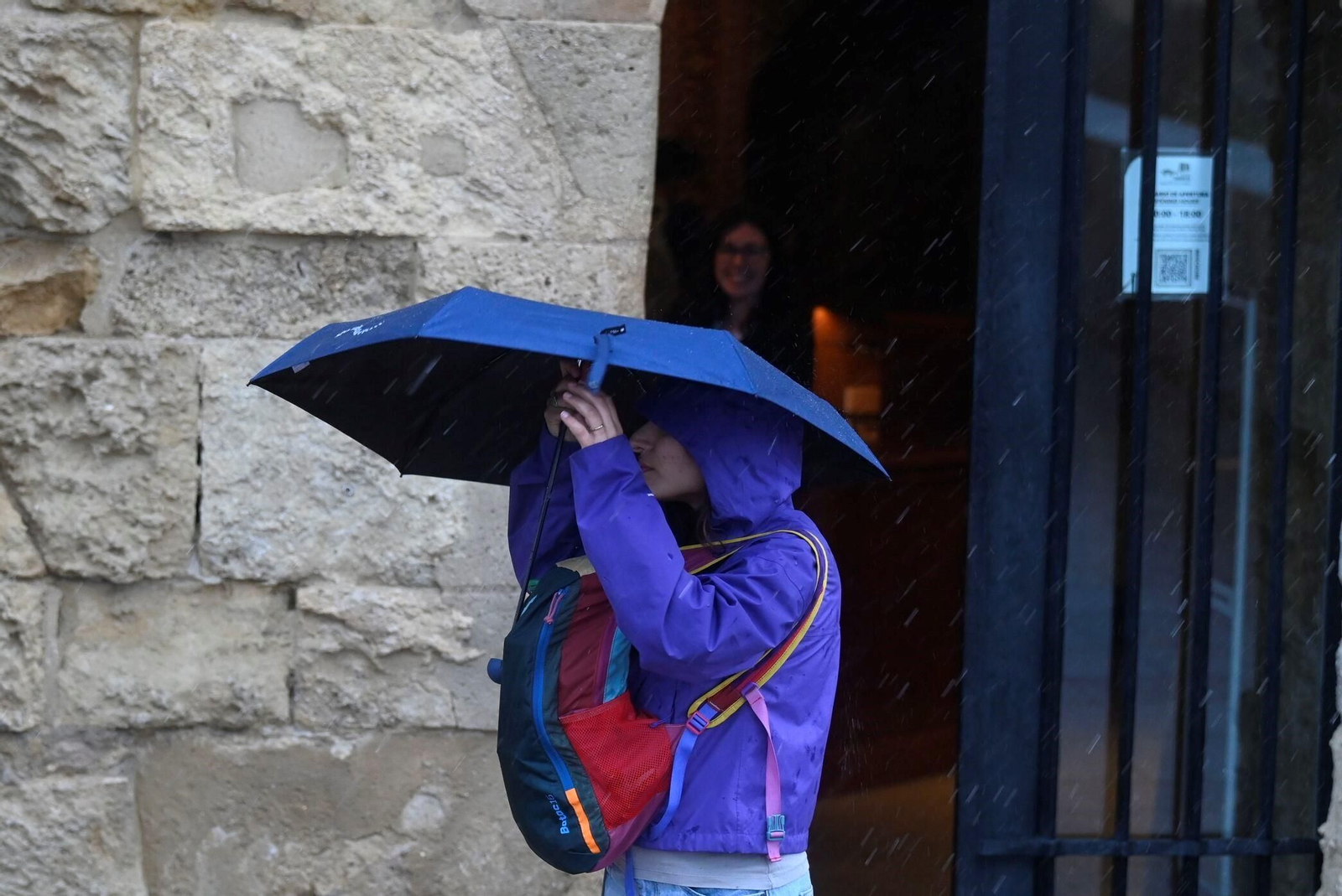 El paso de la borrasca Claudia por Córdoba en imágenes