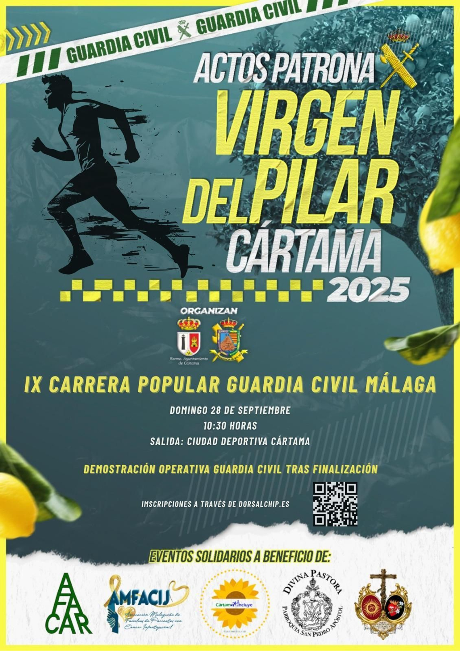 Cartel actos patrona Guardia Civil