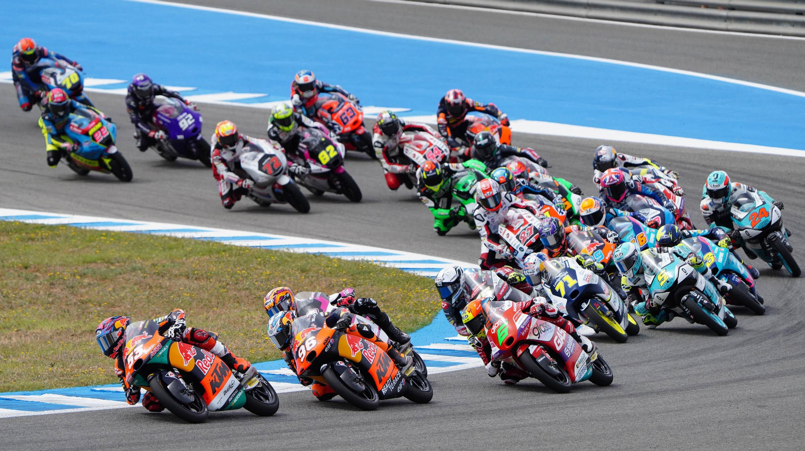 Carrera de Moto3 en el Circuito de Jerez