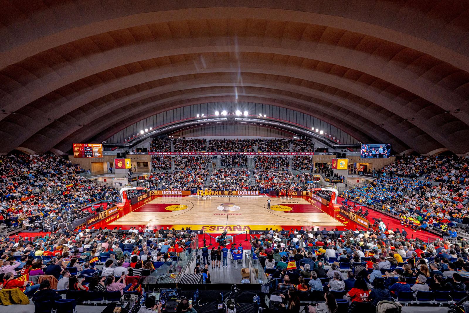Las mejores fotos del España-Ucrania de baloncesto