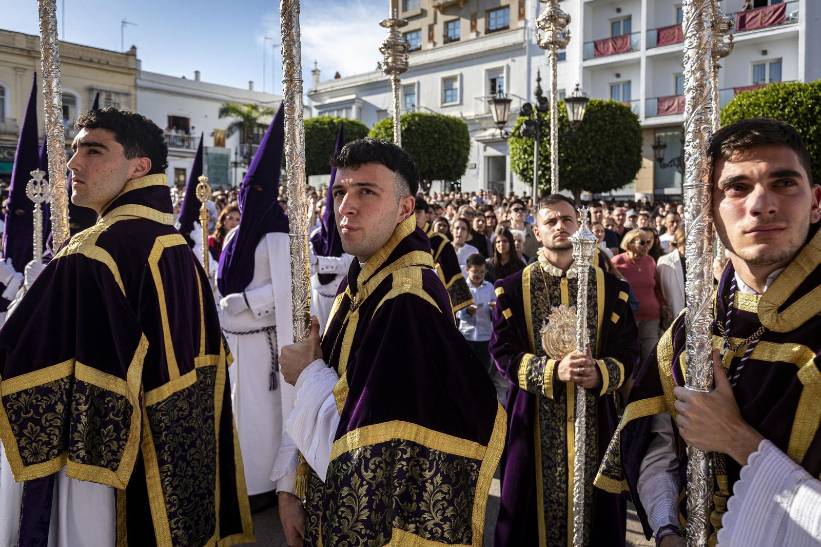 Las imágenes de la hermanad de Columna en la Semana Santa de 2025