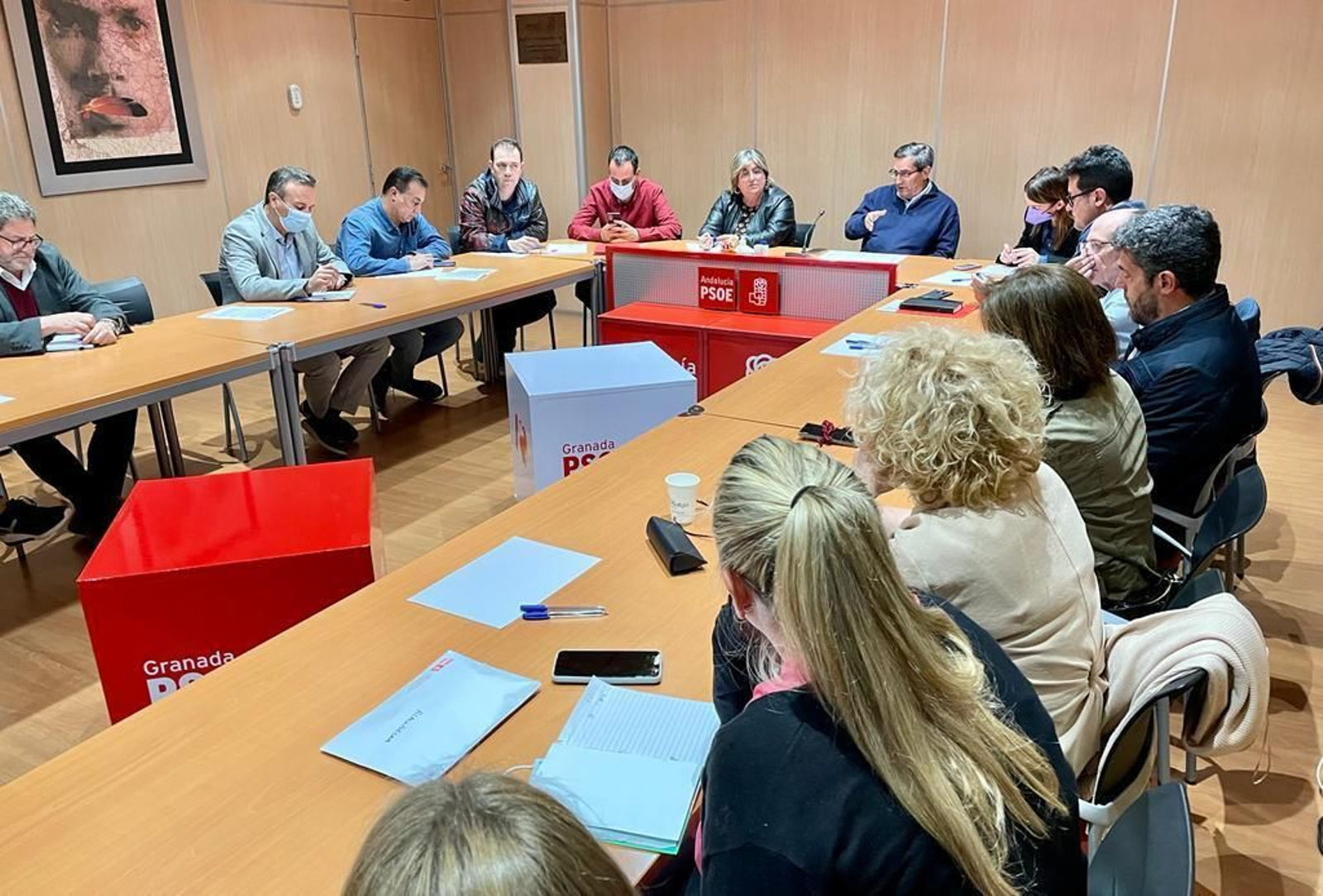 Reunión de la Ejecutiva socialista.