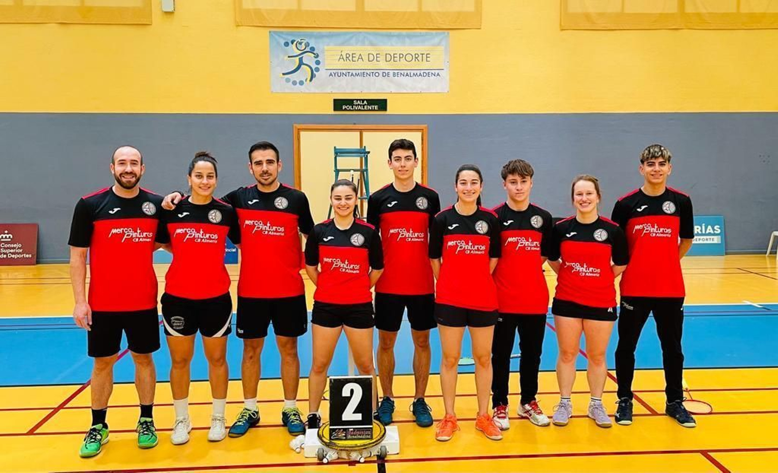 Componentes del Mercapinturas Almería que compitieron en Benalmádena