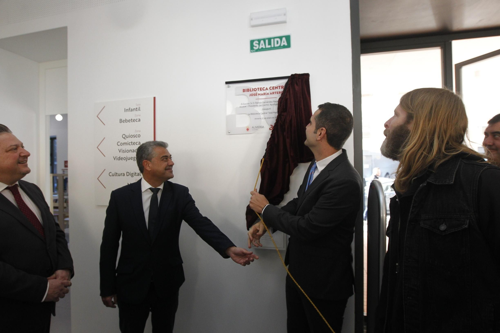 Fotogalería inauguración Biblioteca Central Municipal José María Artero. Almería