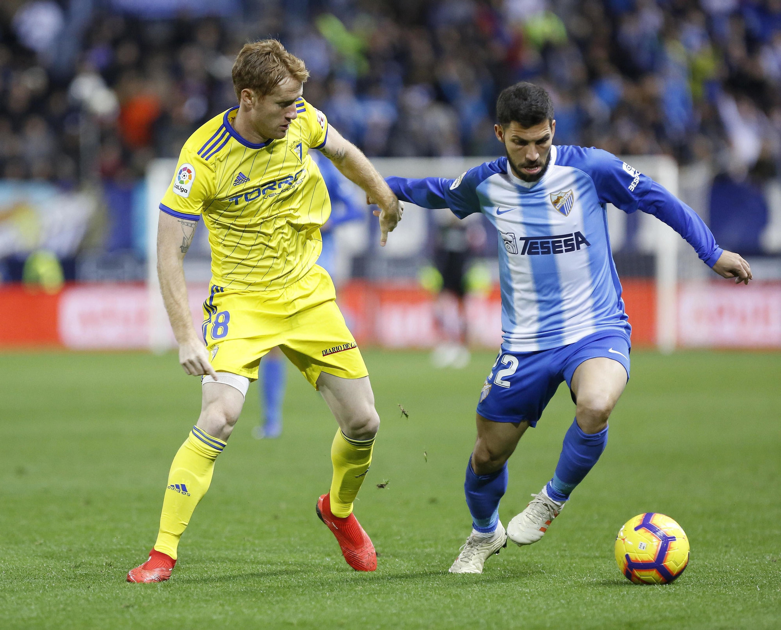 Las mejores imágenes del Málaga-Cádiz