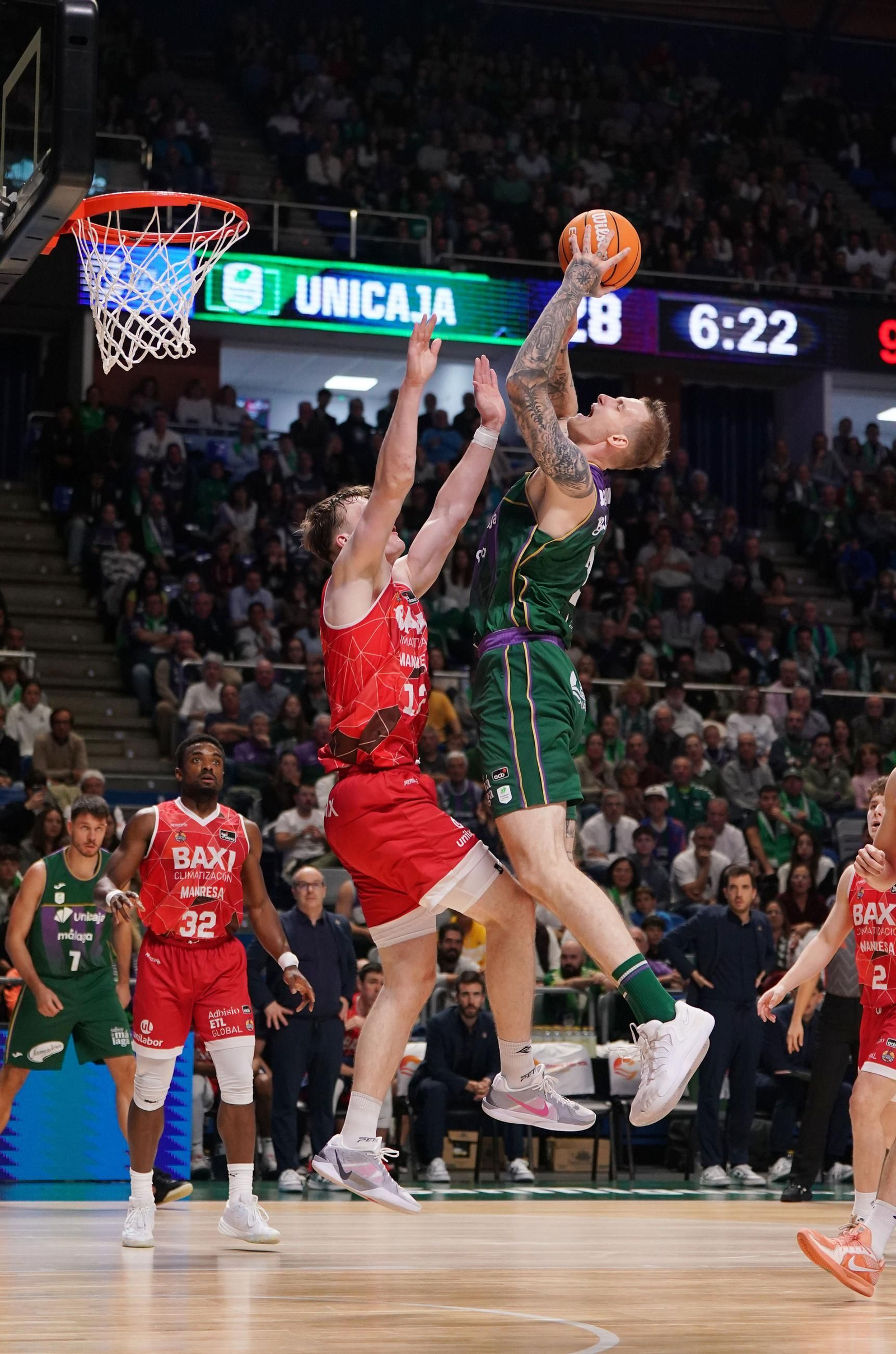 El Unicaja-Baxi Manresa, en fotos